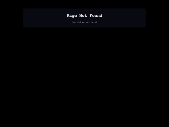 not_found screenshot