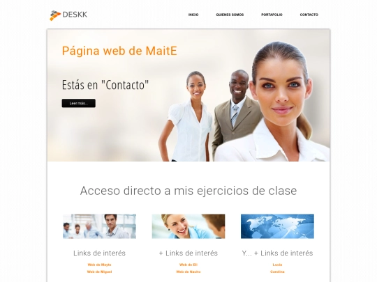 evaluacion/ejercicio0/contacto screenshot
