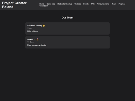 team screenshot