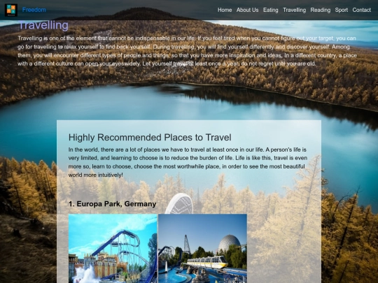 Travelling screenshot