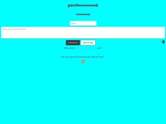 guestbook screenshot