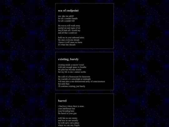 writing screenshot