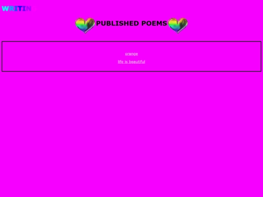 writing screenshot