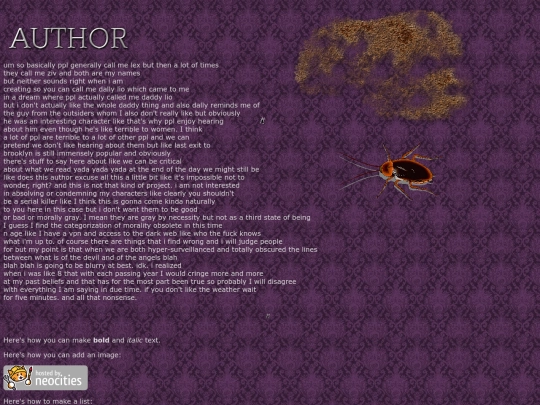 author screenshot