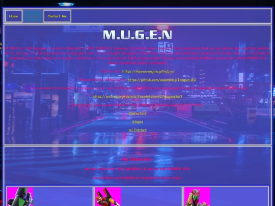 MUGEN screenshot
