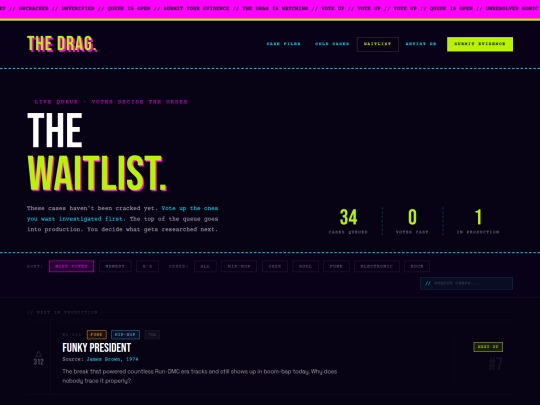 coldcases screenshot