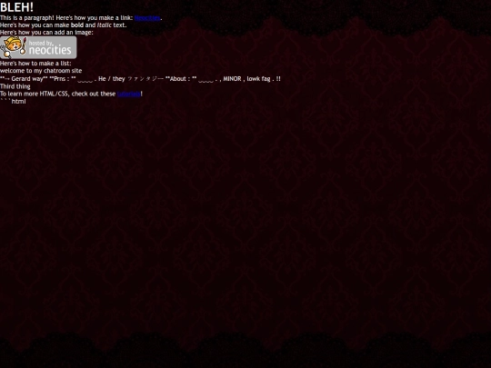 index screenshot