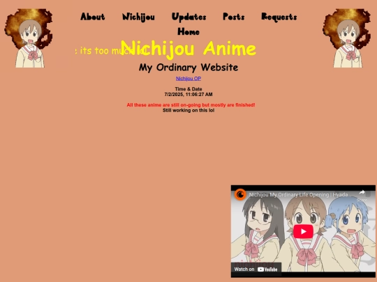 Schedule screenshot