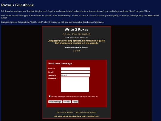 letters screenshot