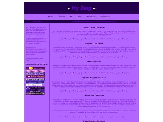 blog screenshot