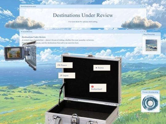 destinations screenshot