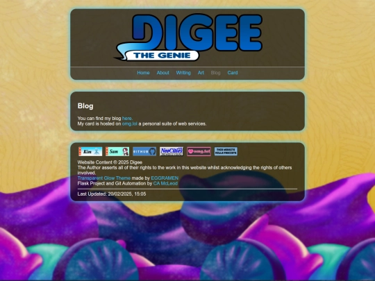 blog screenshot