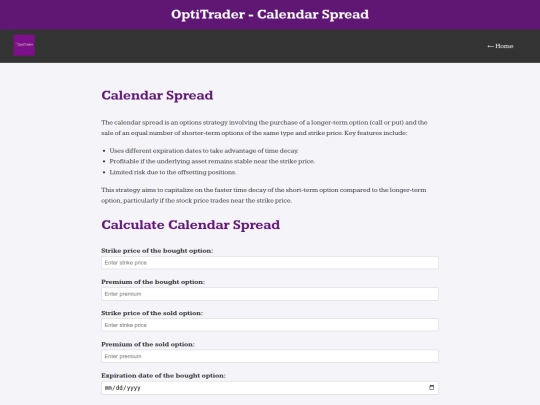 calendarspread screenshot