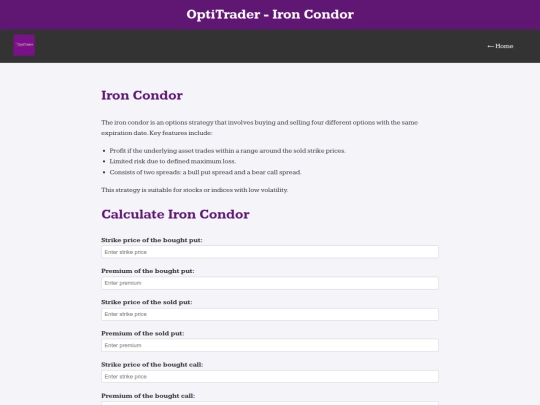 ironcondor screenshot