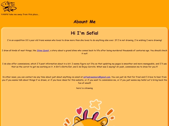 aboutme screenshot