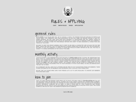 rules screenshot