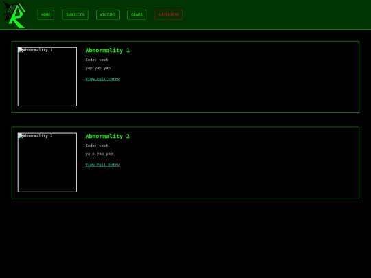 test screenshot