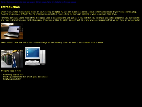 index screenshot
