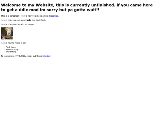 index screenshot