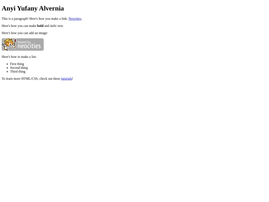 index screenshot
