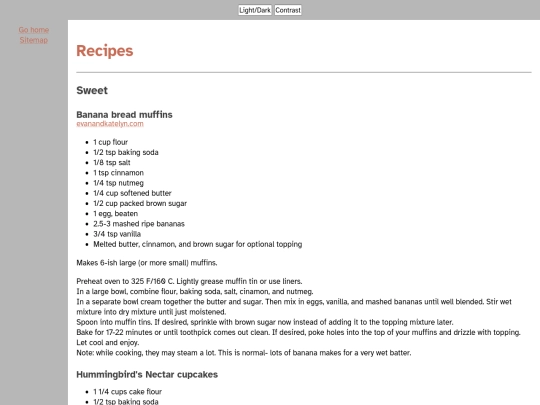 random/recipes screenshot