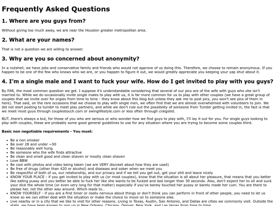 faq screenshot