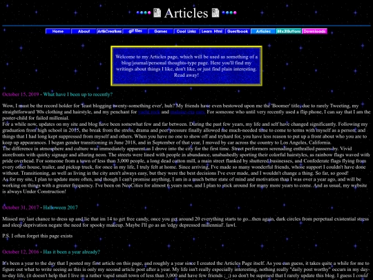 articles screenshot