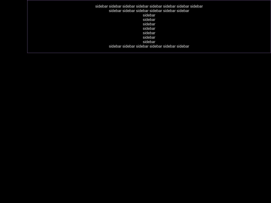 sidebar screenshot