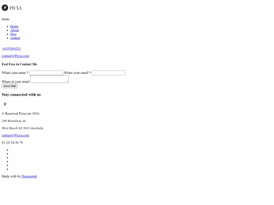 contact screenshot