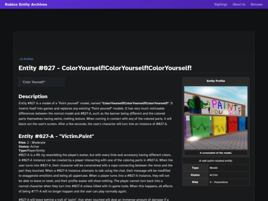 entitypages/Entity027 screenshot
