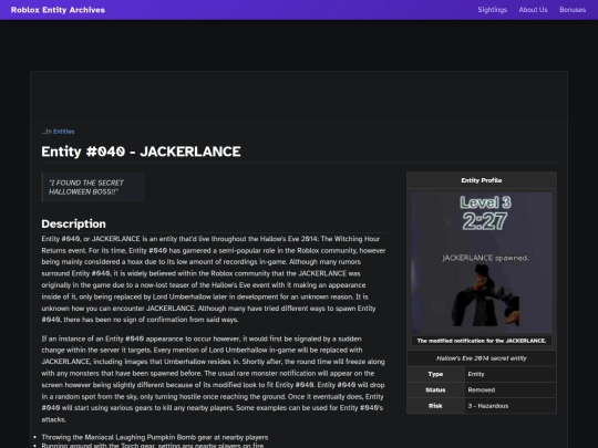 entitypages/Entity040 screenshot