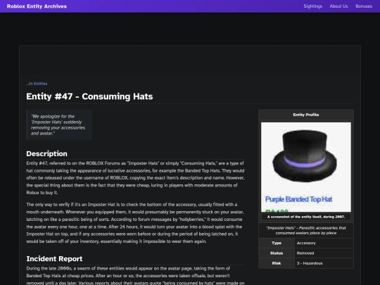 entitypages/Entity047 screenshot