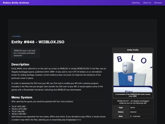entitypages/Entity048 screenshot