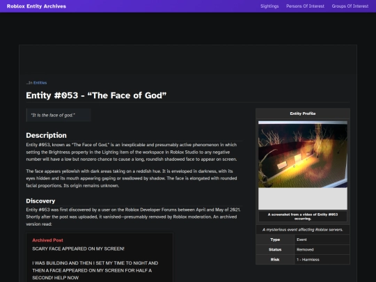 entitypages/Entity053 screenshot