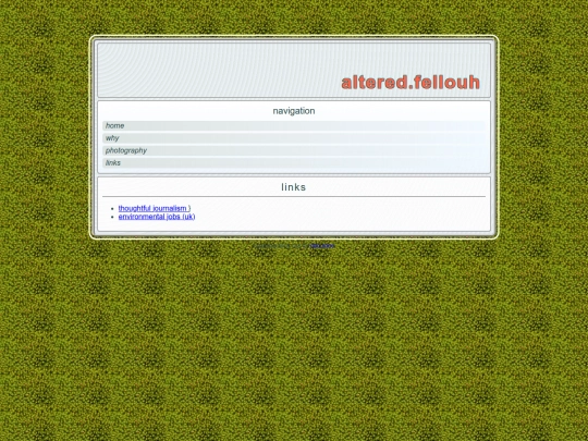 website/links screenshot