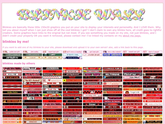 blinkiewall screenshot