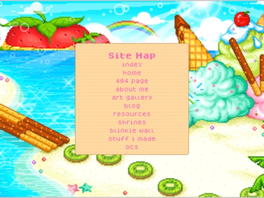 sitemap screenshot