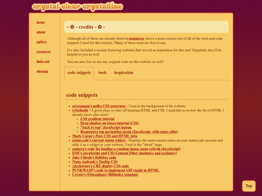 site_credits screenshot