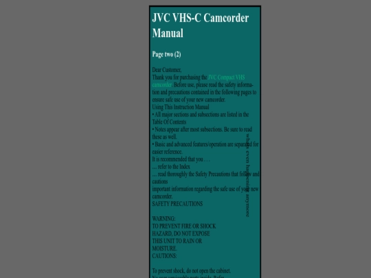 index screenshot
