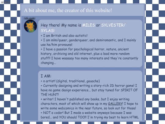 aboutme screenshot