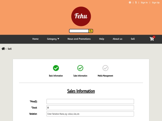 sell_secondpage screenshot