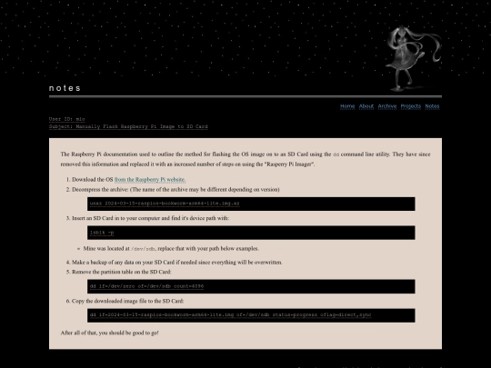 Notes/ManualRaspberryPi screenshot