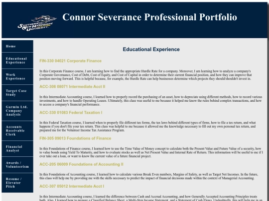 educationalexperience screenshot