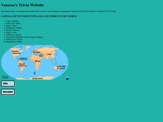 Trivia screenshot