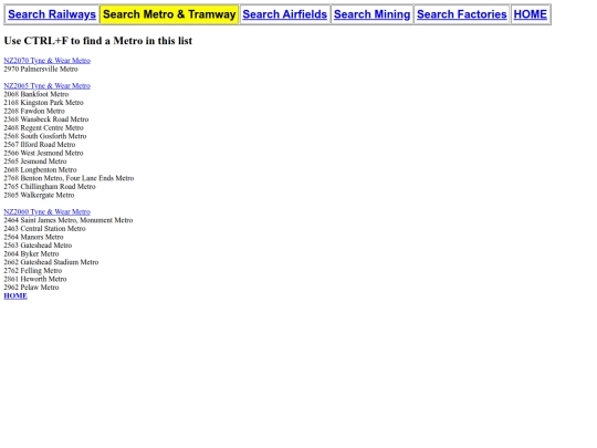 search-metro screenshot