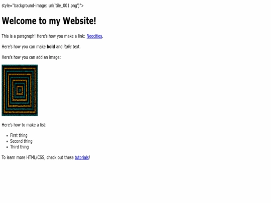 index screenshot