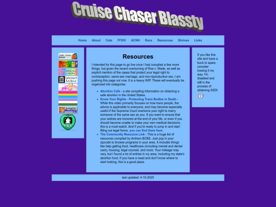 resources screenshot