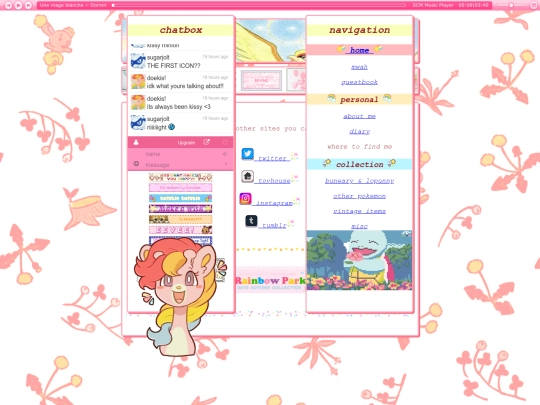 links screenshot
