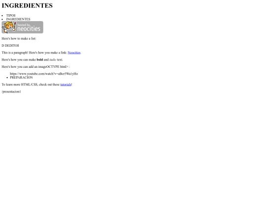 index screenshot