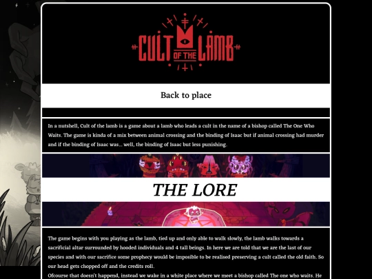 Pages/stuff/cult screenshot